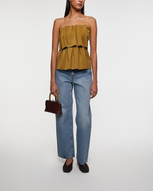 Dagmar Top Sculpted Tube Brun 38