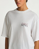 Anine Bing T-Shirt Cason Tee Graffiti Ivory M