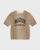 Ganni T-Shirt Graphic Wool Mix Leopard Leopard XS