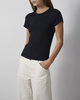 Wakakuu Icons T-Shirt Baby Tee Modal Black L