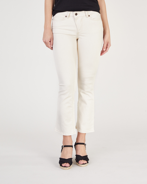 Jeans Max Flared Cropped Denim Offwhite 1