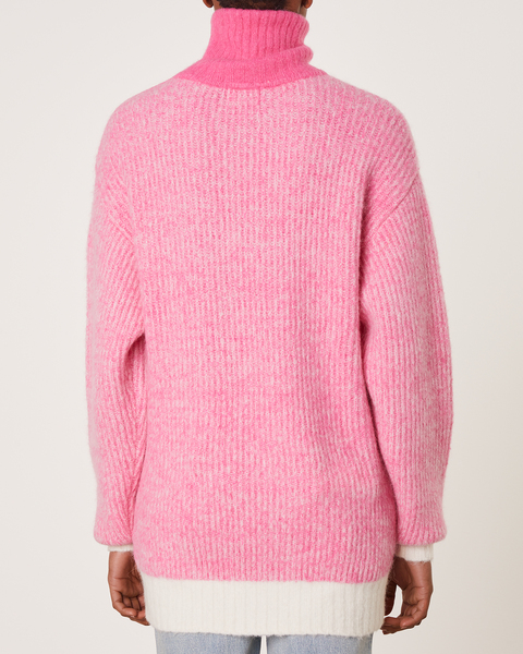 Sweater Soft Wool Knit Pink 2