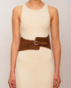 Liffner Belt Flow Corset Suede Mushroom Brun ONESIZE