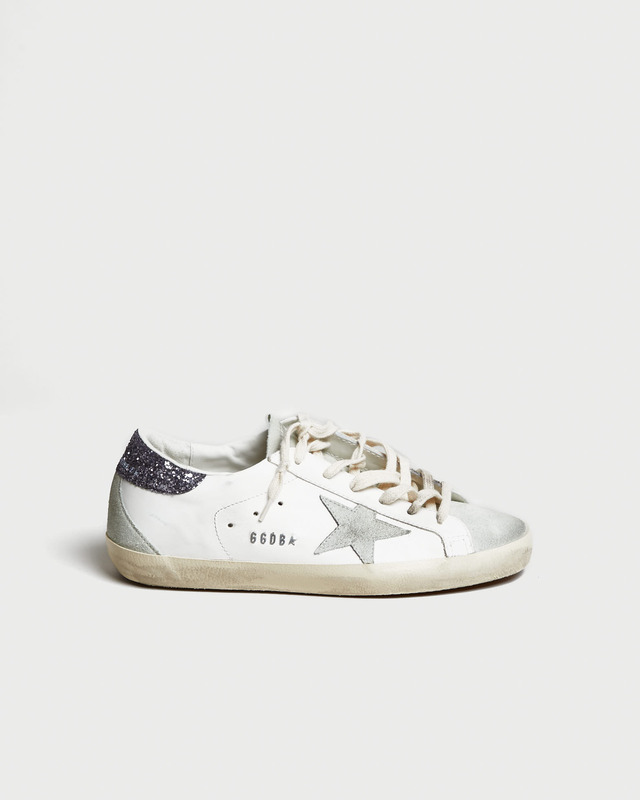 Golden Goose Deluxe Brand Sneakers Super-Star Leather Upper Suede White EUR 38