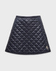 Moncler Kjol Diamond-Quilted Mini Navy IT 40 (EUR 34)