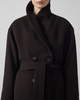 Dagmar Coat relaxed wool  Chocolate 42