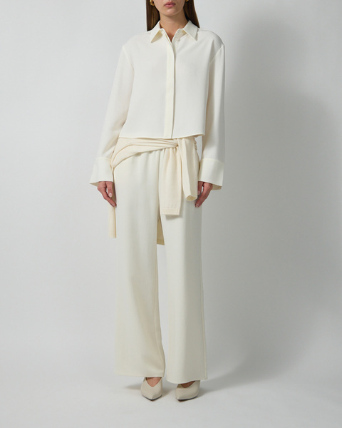 Byxor Adeleine Crepe Cream 2