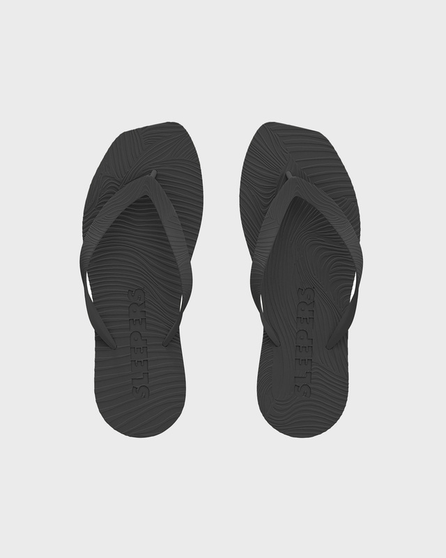 SLEEPERS Tapered Platform Flip Flop Svart EUR 40