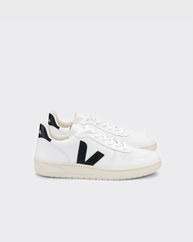 Veja Sneakers V-10 Leather Vit/svart EUR 41