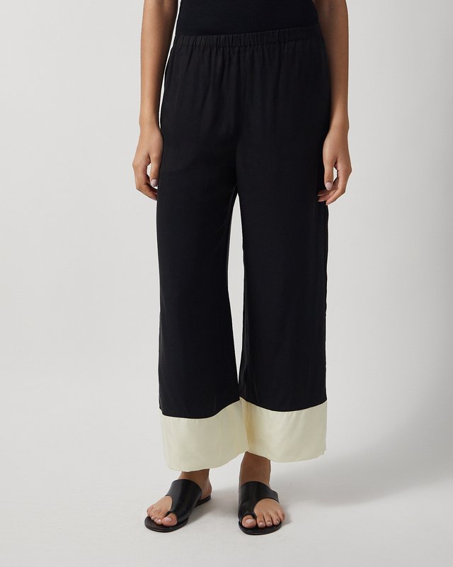 By Malene Birger Trousers Mirabello Black/White 38