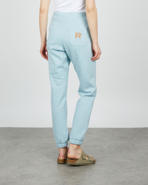 Trouser High Waisted Jogger With Terry Patches Ljusblå 2