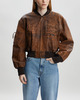 Acne Studios Jacket Leather Bomber Brown 34