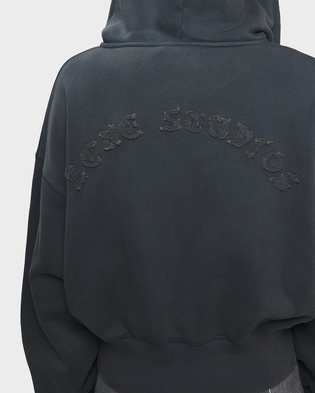 Acne Studios Sweatshirt Hooded Zipper Blue S