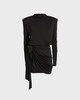 Magda Butrym Dress Long Sleeve Mini  Black FR 38 (EUR 36)