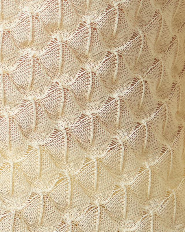 Malina Cardigan Ayla Pointelle Knitted Light Yellow XXS