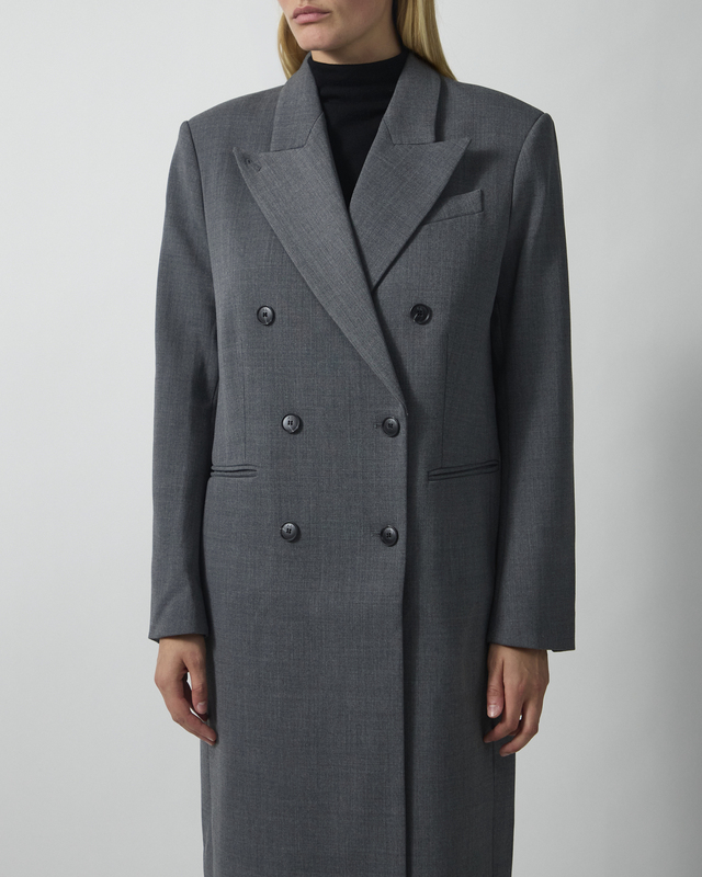 Almada Kavaj Margot Long Tailored Grey M