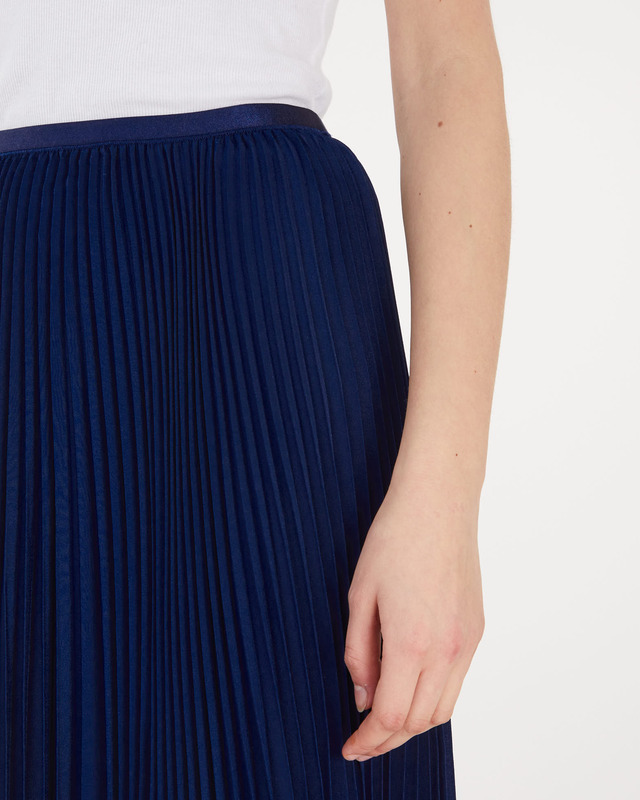 POLO Ralph Lauren Pleated Mid Skirt  Navy M