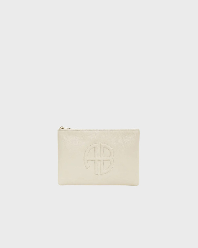 Anine Bing Lili Pouch Beige ONESIZE