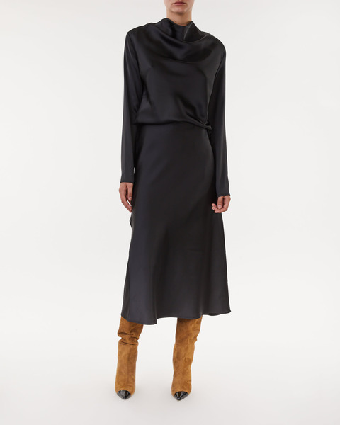 Blus Draped  Svart 2