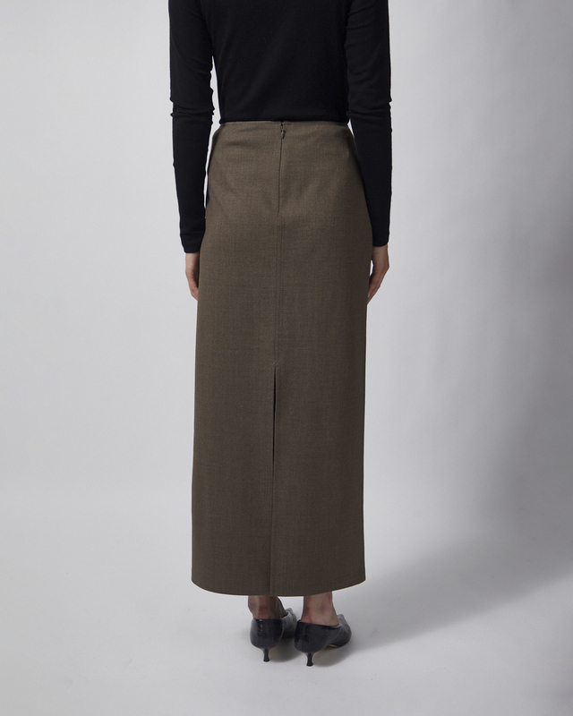 Jil Sander Kjol 148 Mörkbrun IT 42 (EUR 38)