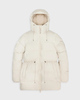 Rains Jacket Alta Long Puffer String W Dune S