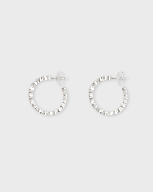 Ragbag Earrings Ottilia Hoops Silver Silver ONESIZE