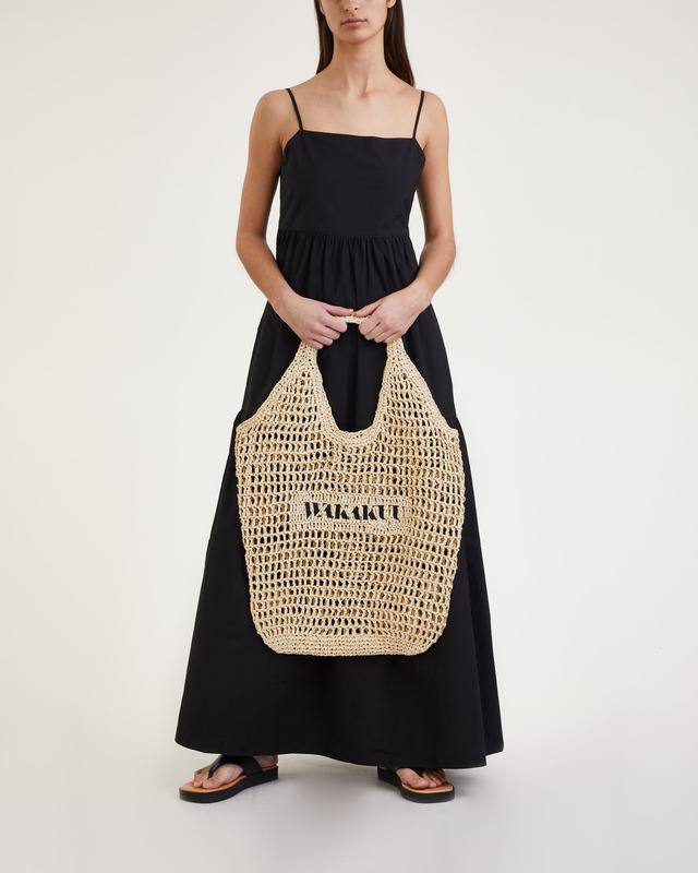 Wakakuu Wakakuu Straw Bag Beige ONESIZE