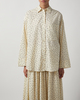 By Malene Birger Shirt Derris Voile Creme/svart 34