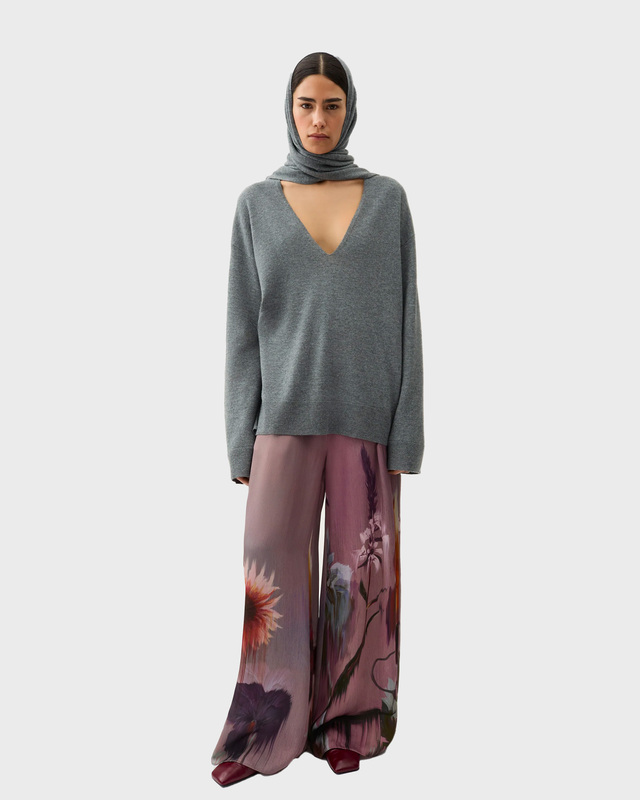 Rodebjer Tröja Phlox  Grey melange L