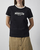 Moncler T-shirt Flock Logo Jersey  Mörkgrå S