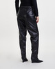 Teurn Studios Byxor Tapered Leather Svart 36