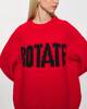 ROTATE Birger Christensen Tröja Knitted Logo Röd 36