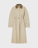 Acne Studios Jacket Belted trenchcoat Grön/grå 34