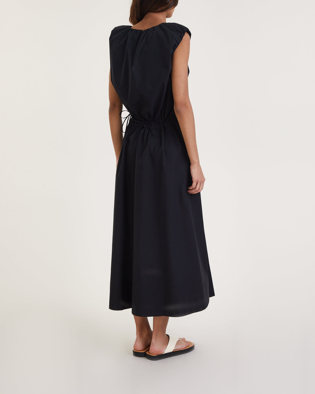 Dagmar Klänning Cotton Poplin Svart 36