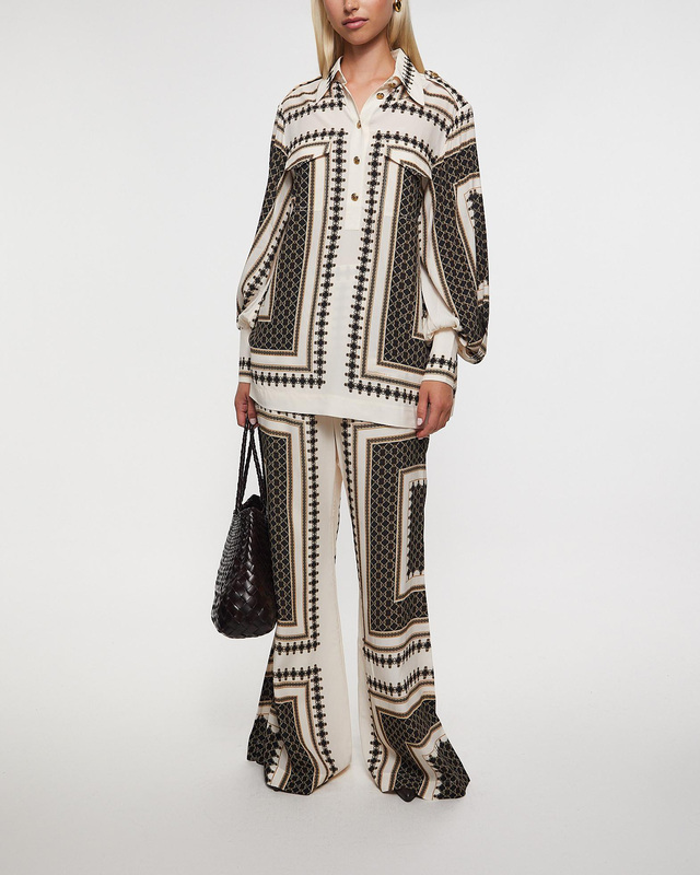 Zimmermann Trousers Flare Pant Print 0 (XS-S)