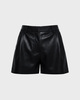 Wakakuu Icons Shorts Faux Leather Svart XS
