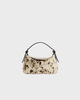 ATP Atelier Taske Vadena Mandorla/Walnut Printed Mini Cow/Vacchetta Vit/brun ONESIZE
