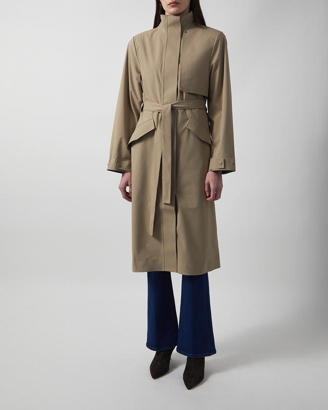 Rains Jacka Suva Hardshell W Coat Beige XL