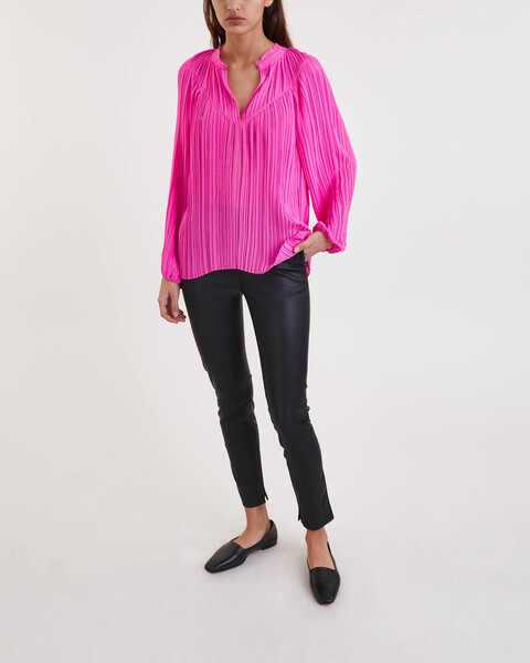 Top Elmira Pleated  Rosa 1