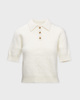 LISA YANG Top Carolyn Cashmere White 0 (XS-S)