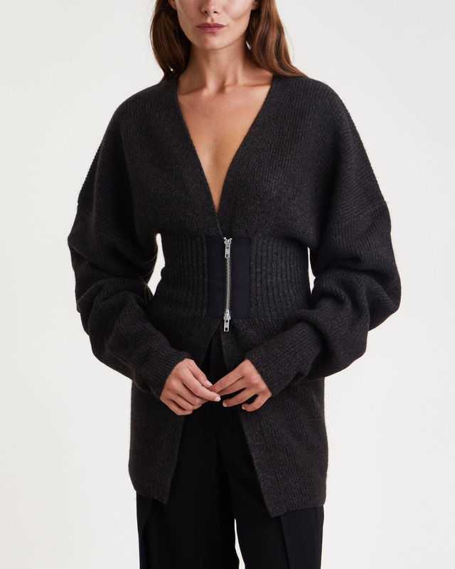 HOPE Kofta Spade Zip Mörkbrun 38