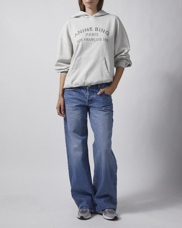 Anine Bing Hettegenser Harvey Paris Stencil Grey L