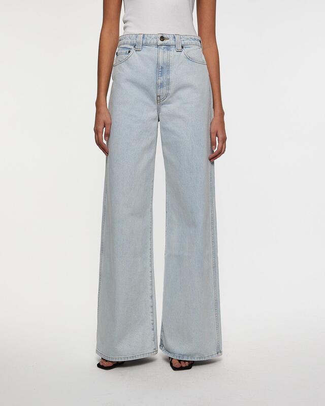 KHAITE Jeans Dane Stretch Jean Beige 25