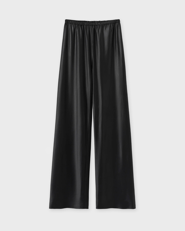 Almada Label  Trousers Bias Satin Pants Black XS