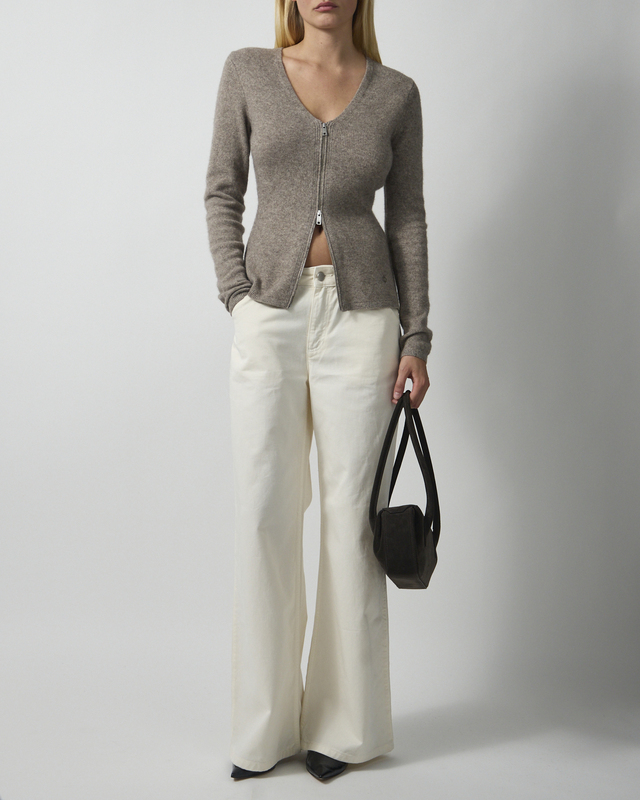 Samsøe Samsøe Cardigan Sanelo Zip 15722 Grey Melange M