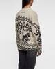Acne Studios Sweater Wool Blend Jacquard  Vit/svart XS