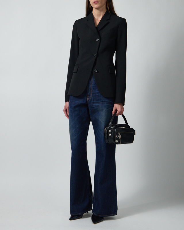 Acne Studios Blazer Fitted Wool Black 38