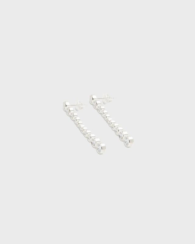 Ragbag Earrings Oda Long  Silver ONESIZE