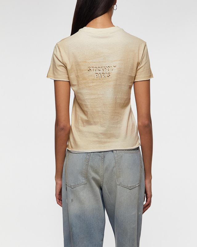 Acne Studios T-shirt Graphic Logo Sand S