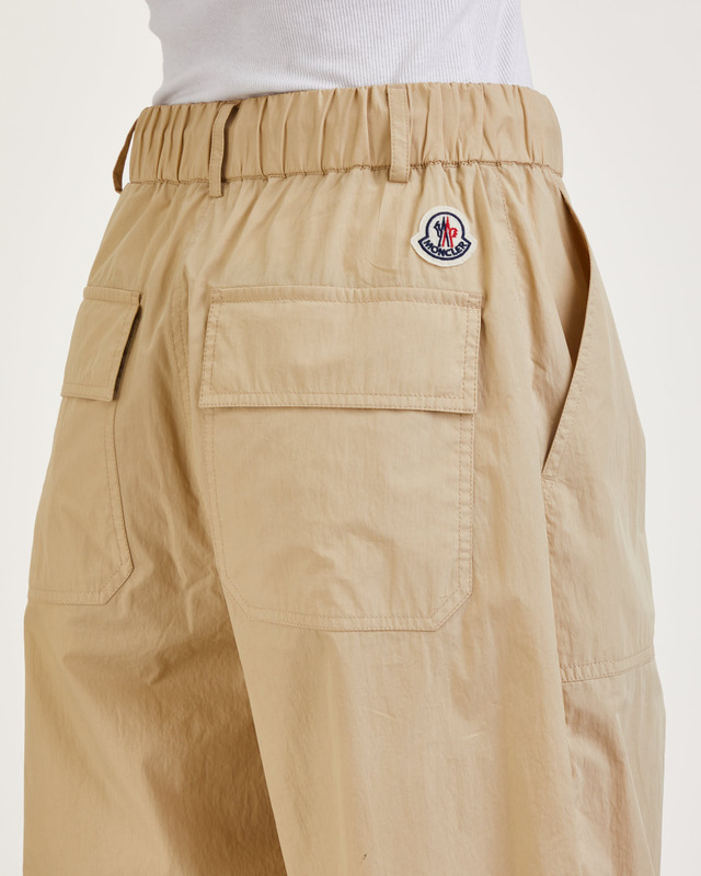 Moncler Trousers Cotton Pantalone Beige IT 42 (EUR 38)